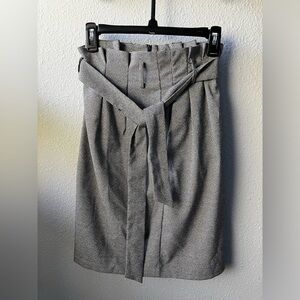 H&M paper bag knee length pencil skirt small houndstooth pattern